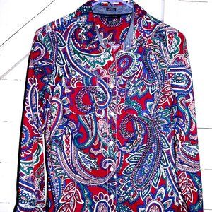 Tommy Hilfiger Multicolored Paisley Shirt M
